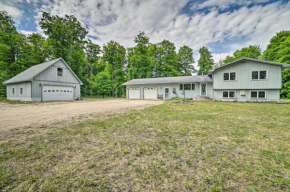 Mancelona Home with Deck, 8 Mi to Torch Lake!